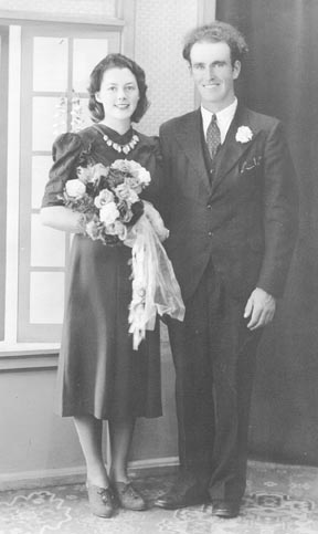 Muriel Ralph & Fred Yake Wedding Photo